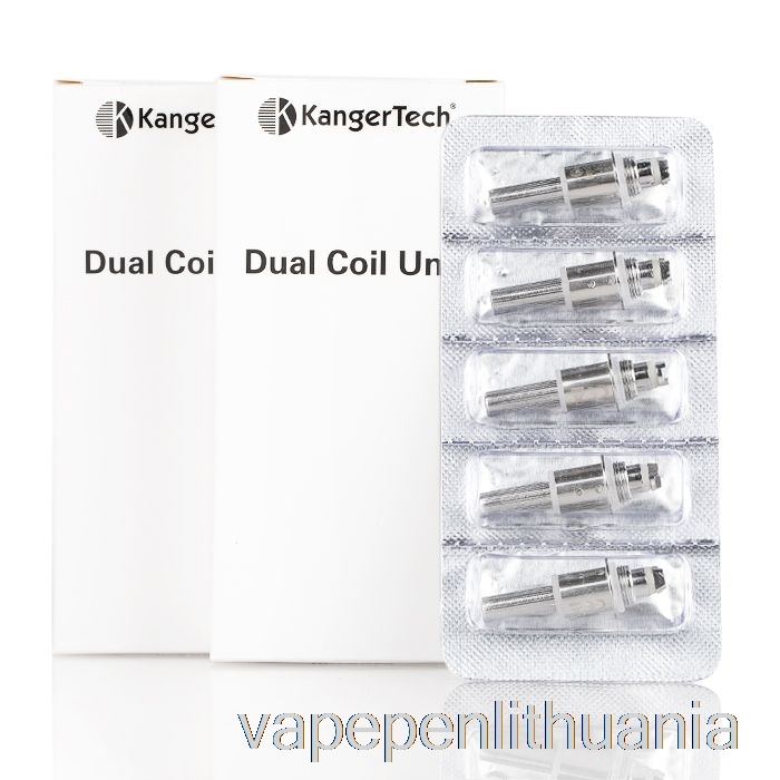 Kanger Dual Unit Pakeitimo Ritės 1.0ohm Coils Vape Skystis